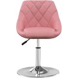  Vrtljiv jedilni stol 2 kosa roza žamet, (22056628) | Shoptok.si