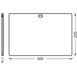 Osram LED svetilka pod omarico (Do x Š x V: 30 x 20 x 0,8 cm, Barva svetlobe: Dnevno bela, 220 V - 240 V) | Shoptok.si