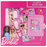 Barbie plišani dnevnik s pom pom dodacima i naljepnicama | shoptok.hr
