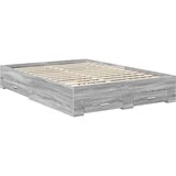 Konstrukcija postelje Siva Sonoma 140 x 200 cm Konstruiran les, (5000103480) | Shoptok.si