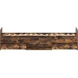  Okvir kreveta s uzglavljem i podnožjem boja hrasta 100 x 200 cm | Eponuda.com