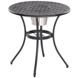 Gardenson Vrtna Miza Tisch, Aluminij, S Posodo Za Led | Shoptok.si