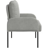  Sofe s jastukom 55cm Svijetlo siva Šperploča - Svjetlosiva 55 cm | shoptok.hr