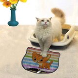 WALLXPERT Kdkafa0239 Multicolor Cat Litter Mat | ePonuda.com
