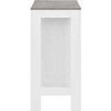  Barski stol s policom bijeli 110 x 50 x 103 cm | shoptok.hr