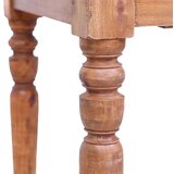 vidaXL Pisalna miza s predali 117x57x75 cm trden predelan les | Shoptok.si