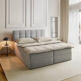 Bessagi Home Postelja Boxspring Nicole, Siva, 180x200 | Shoptok.si