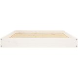  Krevet za pse bijeli 101,5 x 74 x 9 cm od masivne borovine | shoptok.hr