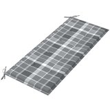  Zložljiva vrtna klop z blazino 118 cm bambus, (20804019) | Shoptok.si
