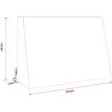  Jastuk za naslon SOEST 100% poliester Crna 60 x 20 x 40 cm | shoptok.hr