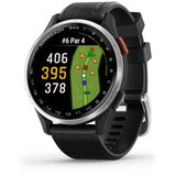 Garmin golf GPS sat Approach S44, srebrni okvir, crni silikonski remen Cijene