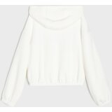 Sinsay Oversize dukserica s pamukom i printom Slike