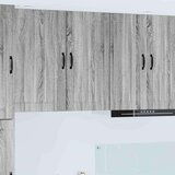 vidaXL Stenska kuhinjska omarica s polico Siva Sonoma 40 x 31 x 80 cm | Shoptok.si