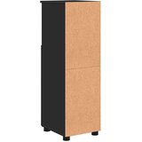 vidaXL Kupaonski ormar Crna 30 x 35 x 95 cm Konstruirano drvo | shoptok.hr