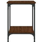  Stolić za kavu smeđa boja hrasta 40x40x55 cm konstruirano drvo | shoptok.hr