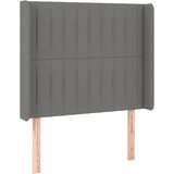  Krevet box spring s madracem LED tamnosivi 90x200 cm tkanina | shoptok.hr