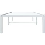 vidaXL Metalni okvir za krevet bijeli 75x190 cm | shoptok.hr