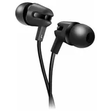 Canyon Stereo earphone with microphone, 1.2m flat cable, Black, 22*12*12mm, 0.013kg - CNS-CEP4B