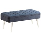 Woody Fashion vina 1048 - 2 -white whitedark blue bench Cene