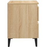  Noćni ormarići 2 kom boja hrasta 40x35x50 cm konstruirano drvo | shoptok.hr