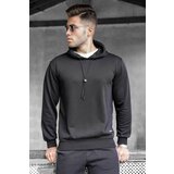 Madmext Sweatshirt - Black - Regular fit Cene