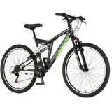 Venera Bike bicikla thunder full supension tan 260am/crno siva/ram 19/Točak 26/brzine 21/kočnica v brake cene