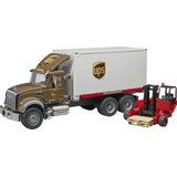 Bruder 02828 MACK Granite UPS logistični tovornjak z viličarjem - 1 set. Cene