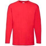 Fruit Of The Loom Valueweight Men's Red Long Sleeve T-shirt Cijene