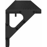 Police na zidu s policom 2 pcs Crni hrast 80 x 15 x 15,5 cm | shoptok.hr