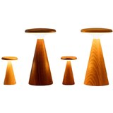 Gingko LED namizna svetilka v temni naravni barvi z lesenim senčilom (višina 14 cm) Sylva – | Shoptok.si
