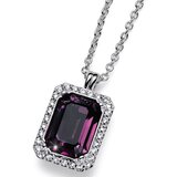  Ženski oliver weber origin amethyst lanČiĆ sa ljubiČastim swarovski kristalom ( 12207.204 ) Cene