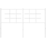  Metalno zamjensko uzglavlje bijelo 135 cm | shoptok.hr