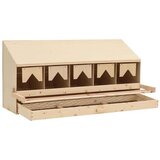  Gnijezdo za nesilice s 5 odjeljaka 117x33x54cm masivna borovina | shoptok.hr