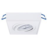 Ugradno spot svetlo NUSA 1xGU5,3/MR16/50W/12V četvrtasto belo | Eponuda.com