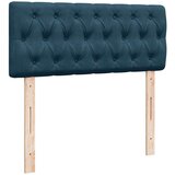  s oprugama i madracem tamnoplavi 120 x 190 cm baršun | shoptok.hr