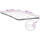  Zaštita za madrac bijela 100x200 cm | shoptok.hr