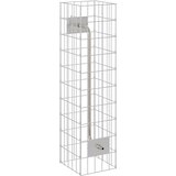  Gabionska slavina Srebrno 25 x 25 x 100 cm Nehrđajući čelik | Eponuda.com