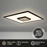 BRILONER 3848015 - led plafonsko svetlo toro LED/18W/230V 42x42 cm crno | Eponuda.com