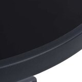  Vrtni stol crni 80 cm od čelika i stakla | Eponuda.com