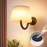 Nettlife Stenski stenski svetilnik na baterije z stikalom: nastavljive LED stenske svetilke, črne, brezžične, sodobne, (5000219968) Cene