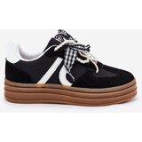 Boto Women's platform sneakers with decorations black Vinness | Shoptok.si