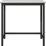  Stol Siva Sonoma 100 x 50 x 76,5 cm Inženjerska drva i čelik | Eponuda.com