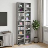 Cd ormar Siva Sonoma 65 x 23,5 x 175 cm Konstruirano drvo | shoptok.hr