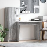 vidaXL stol s skladištenjem Sivi Sonoma Konstruirano drvo | shoptok.hr