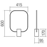  Redo 01-1226 - LED prigušiva stona lampa DOM LED/21W/230V bela | Eponuda.com