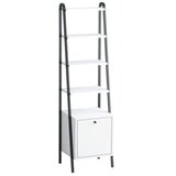 Hanah home polica za knjige lisa black white | ePonuda.com