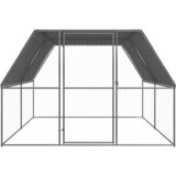  Vanjski kavez za kokoši 3 x 4 x 2 m od pocinčanog čelika | shoptok.hr