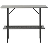 Unique Furniture Crni pomoćni stol 37x100 cm Pensacola – Cijene