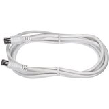 AXING SAT priključni kabel [1x F-Quickstecker - 1x F-Quickstecker] 1.50 m 85 dB bel, (20431661) | Shoptok.si