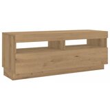 TV ormarić s LED svjetlima Artisan hrast 300x35x40 cm | Eponuda.ba